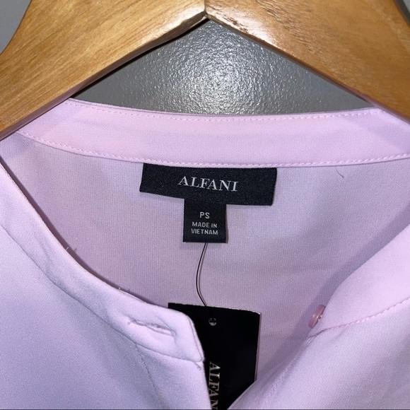 NWT Alfani Button Down Blouse - Picture 2 of 6